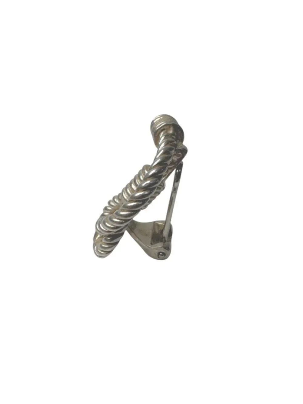 Hermes Rope Twist Audienne Single Earrings